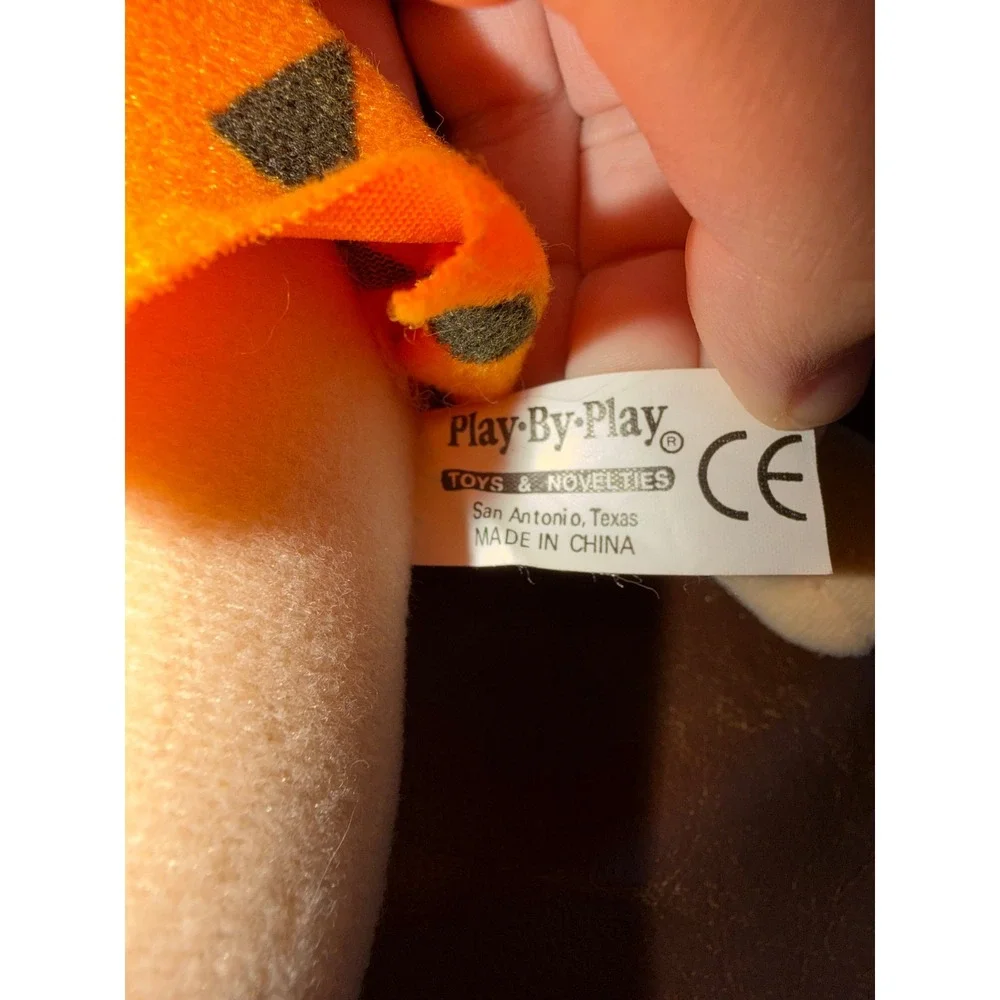 Vintage 1993 Fred Flintstone‎ Plush Play-By-Play Hanna-Barbera Toy Orange Tunic